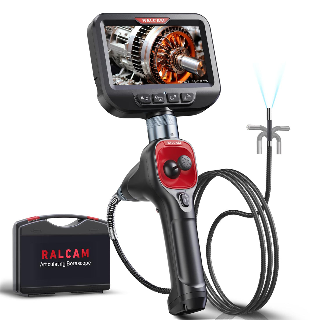 360° Articulating Automotive Borescope Camera