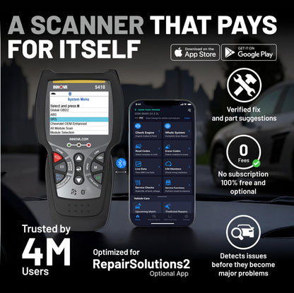 All-System OBD2 Scanner for Cars & Trucks