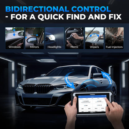 Wireless OBD2 Diagnostic Scanner with ECU Coding