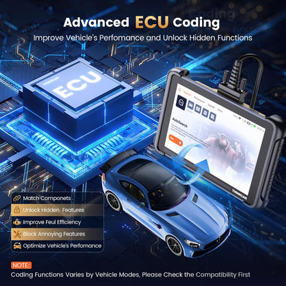 Bidirectional OBD2 Scanner with ECU Coding