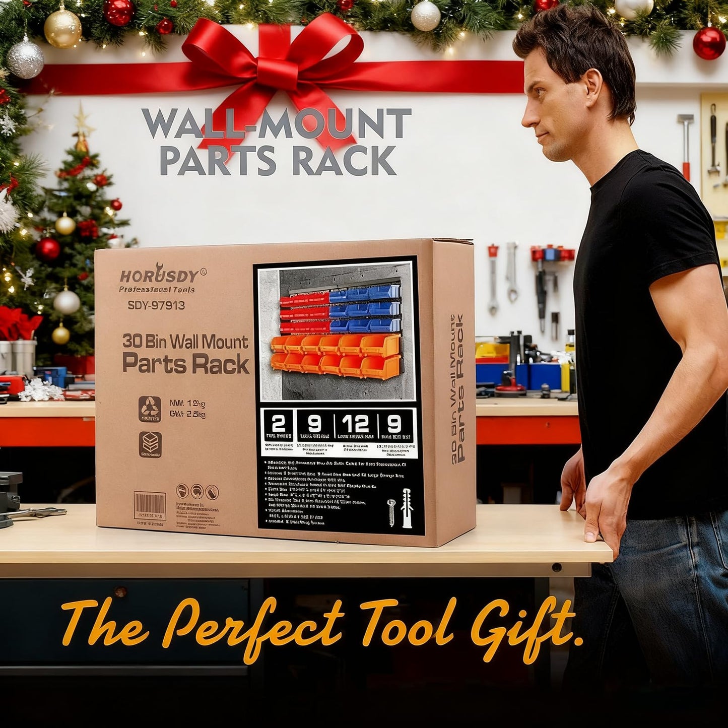 Heavy Duty Garage Tool Organizer Rack