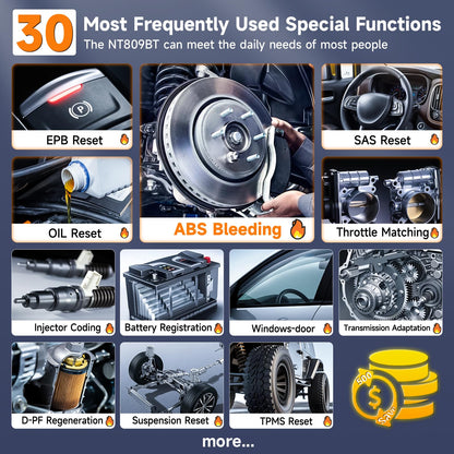 Wireless Bidirectional OBD2 Diagnostic Scanner