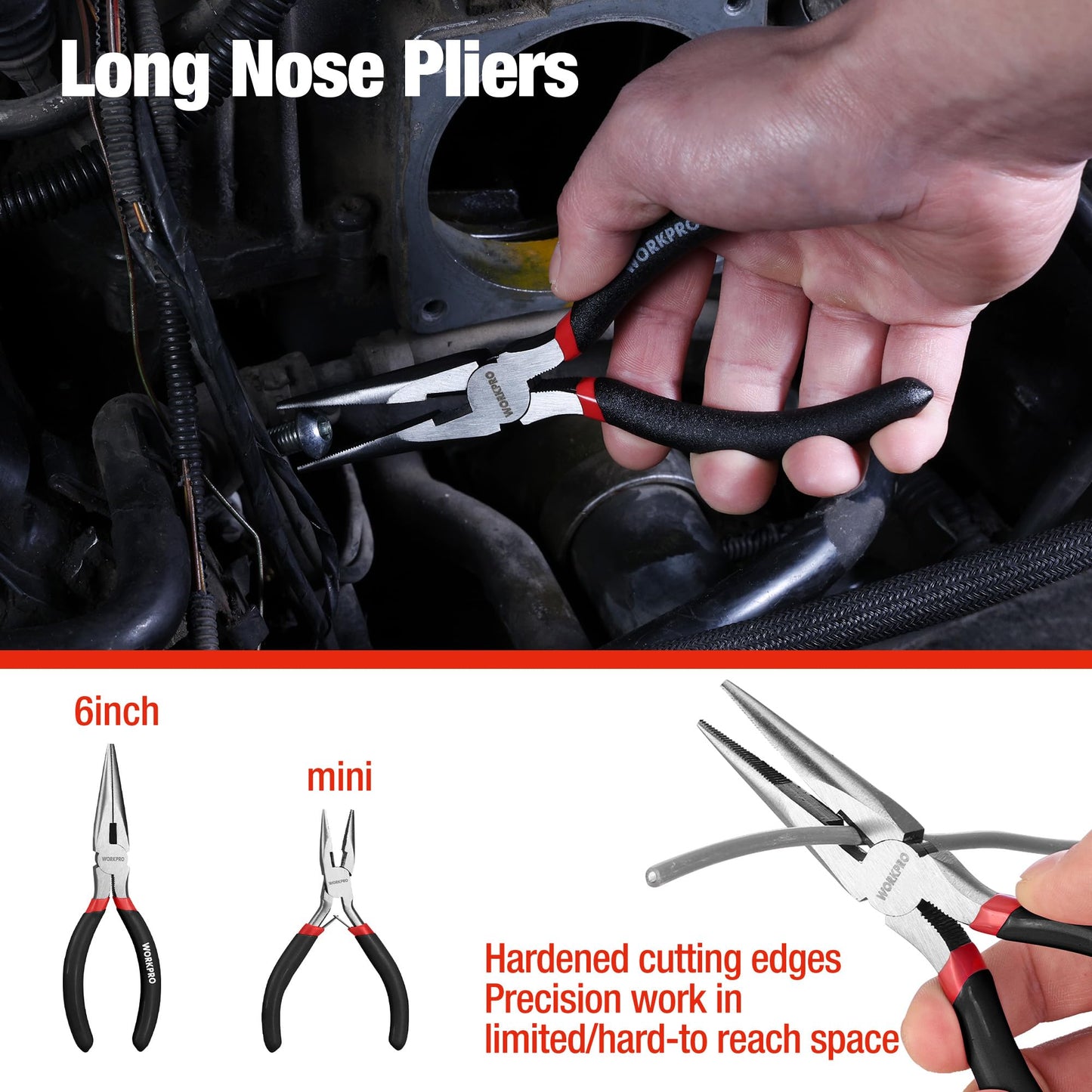 7-Piece Pliers Set for DIY & Repairs