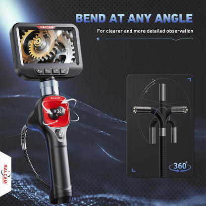 360° Articulating Automotive Borescope Camera