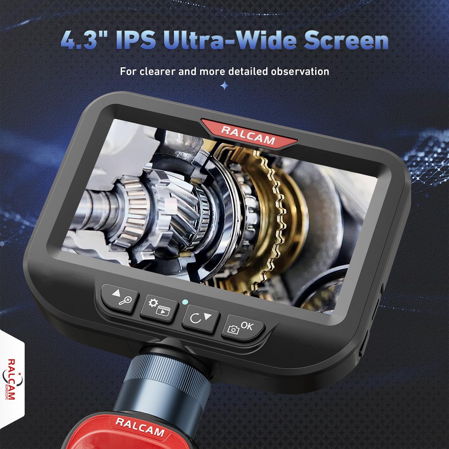 360° Articulating Automotive Borescope Camera