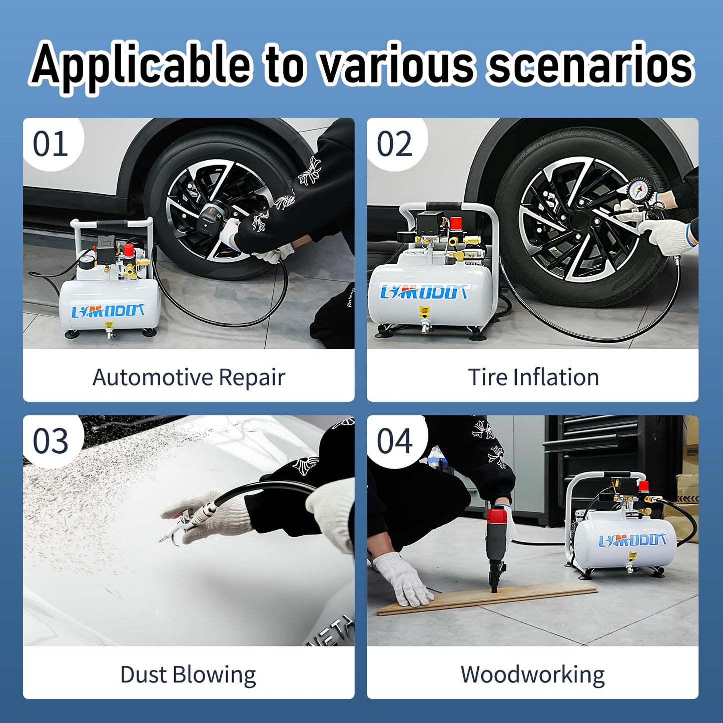 Portable Air Compressor for Automotive Tools