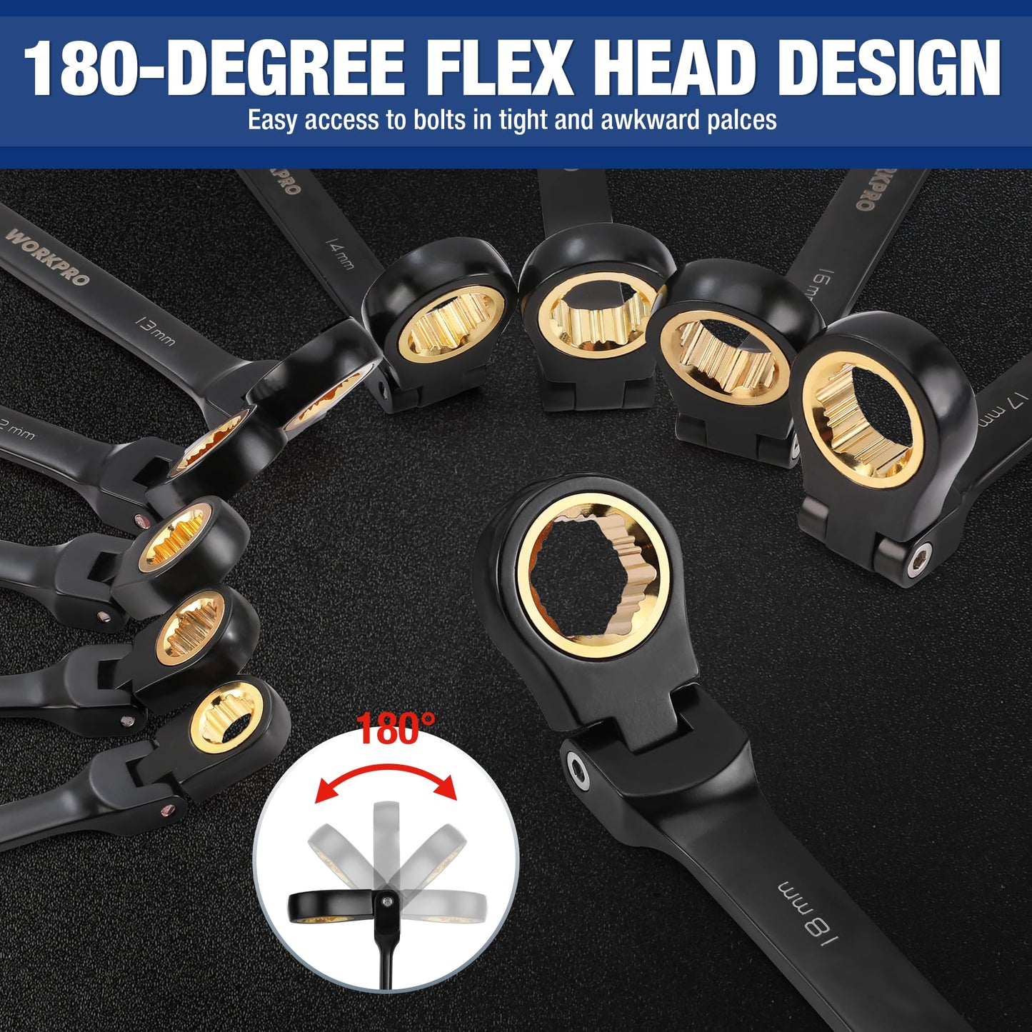 22-Piece Wrench Set