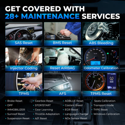 Wireless OBD2 Diagnostic Scanner with ECU Coding