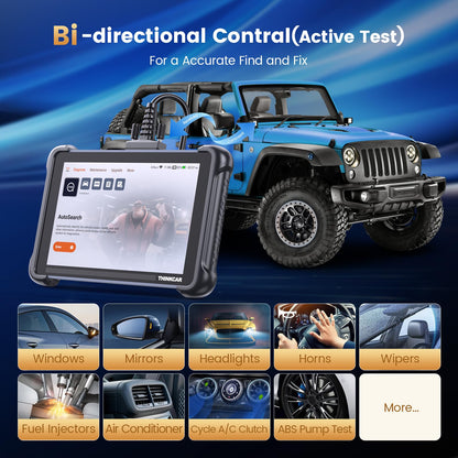 Bidirectional OBD2 Scanner with ECU Coding