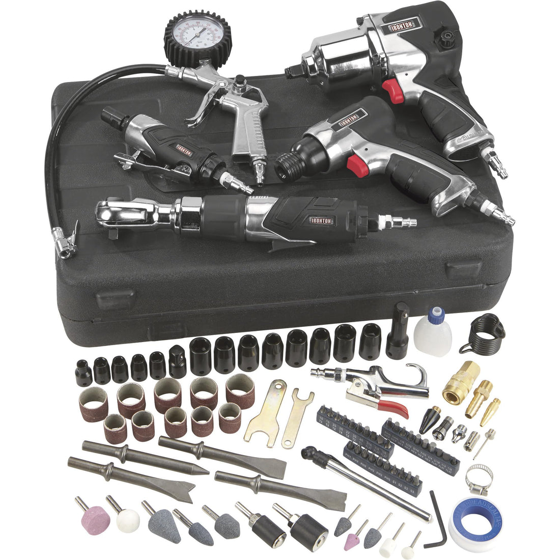 100-Piece Air Tool Kit for Automotive Repairs